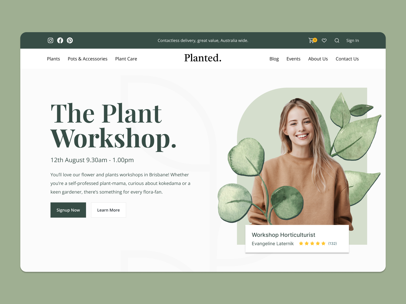 Planted UI Design